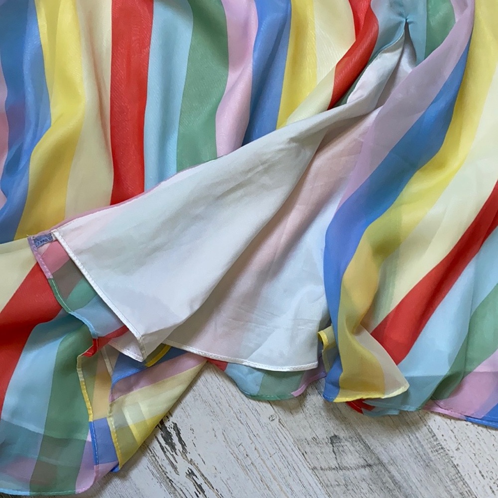 Lulus Winning Smile Rainbow Dress - Picture 6 of 9